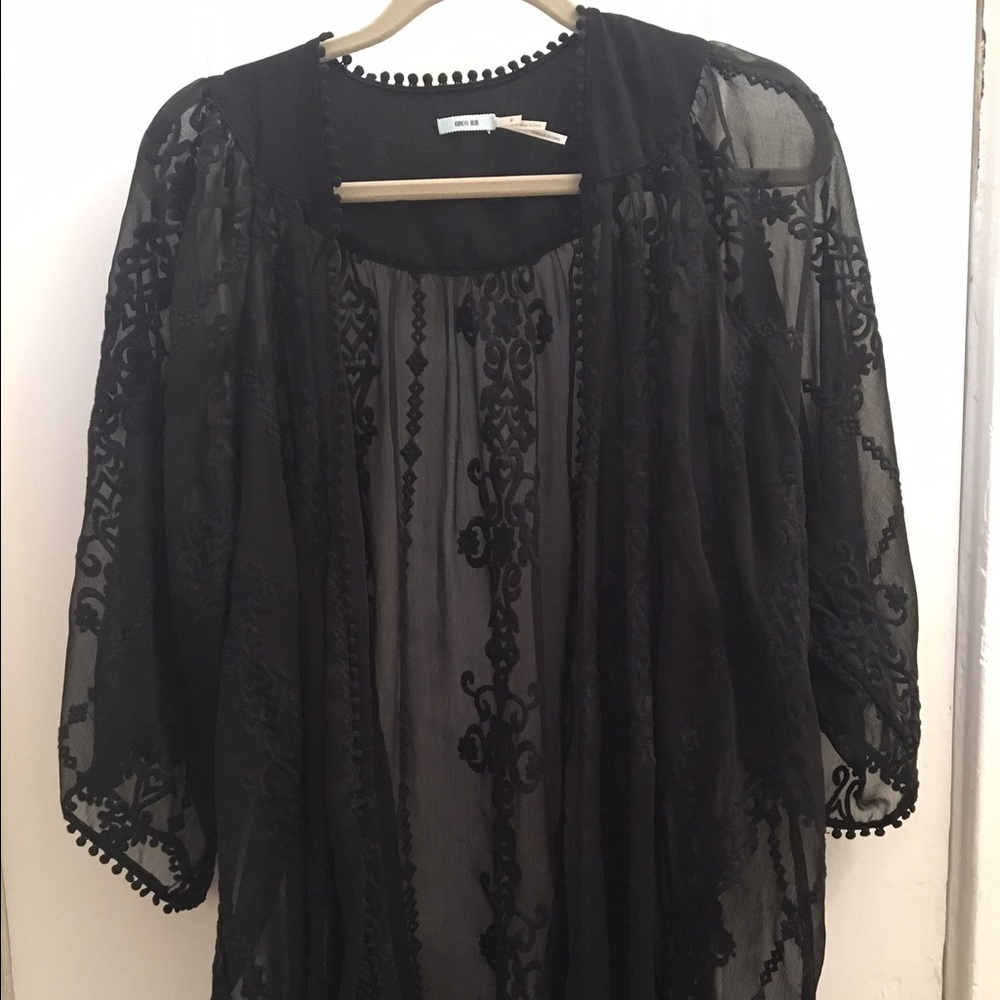 Kimchi Blue Black Shawl