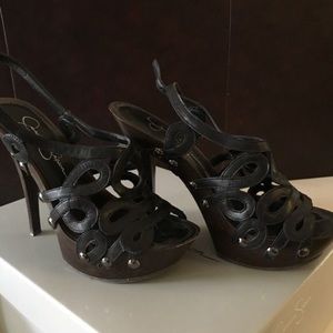 Jessica Simpson strap heels