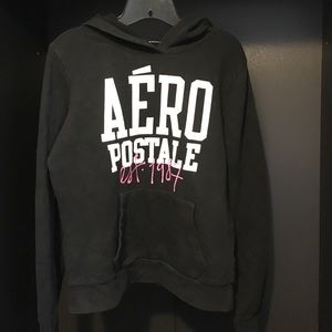 Black aeropostal hoodie