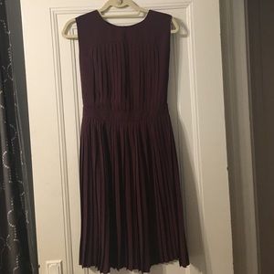 All Saints Raegan Dress in Wine NWOT
