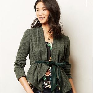 Anthropologie Draped Sweater Jacket