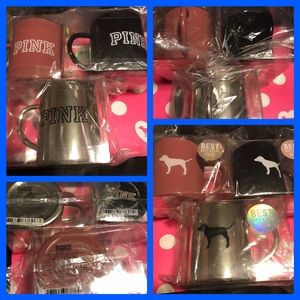 BNIP Pink Victoria'sSecret Coffee Mug Bundle