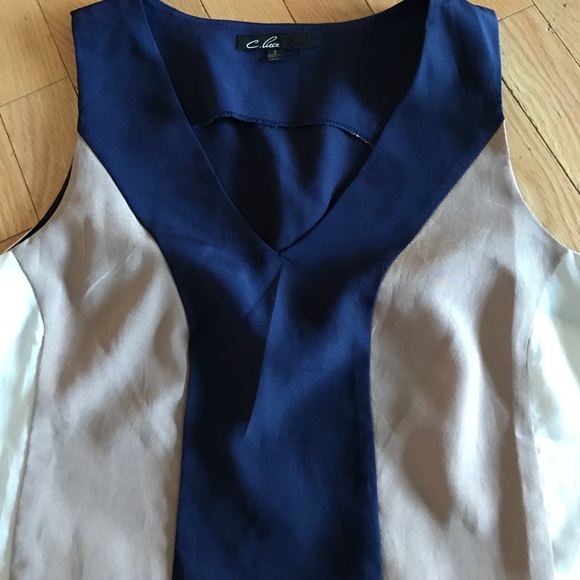Navy tank colorblock - Picture 3 of 6