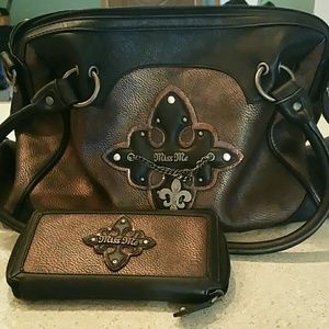 Miss Me purse and matching wallet