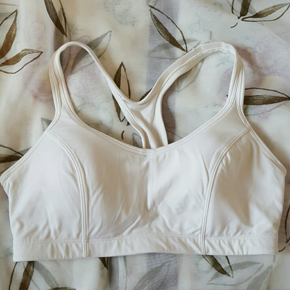 White Sports Bra