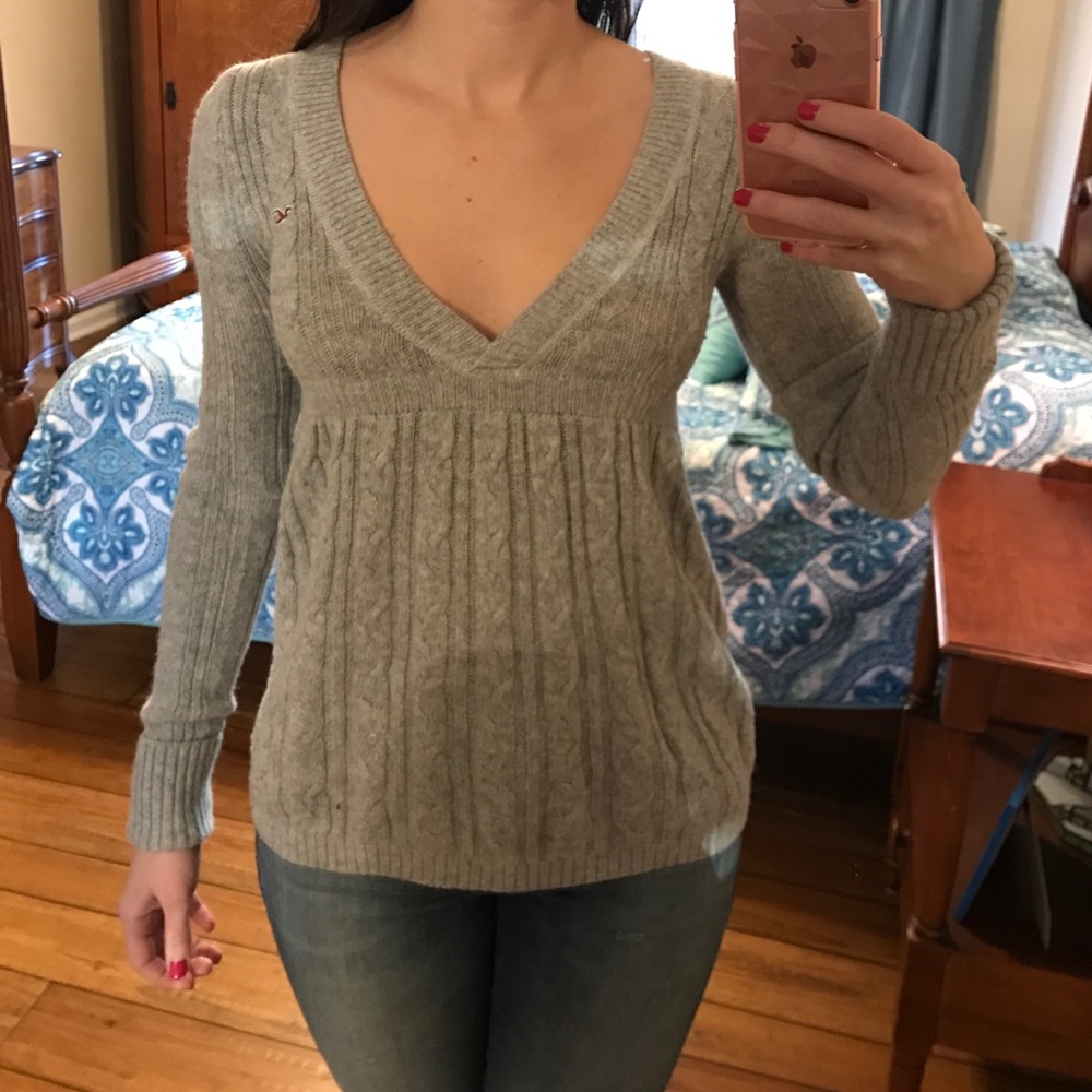 Hollister Long Sleeve Tunic Sweater Shirt