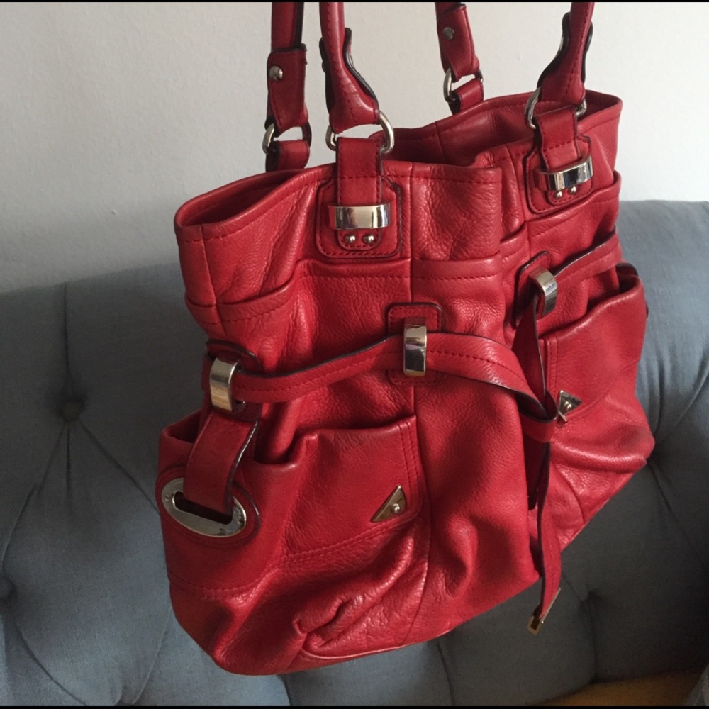 Makowsky  handbag Red Very soft leather