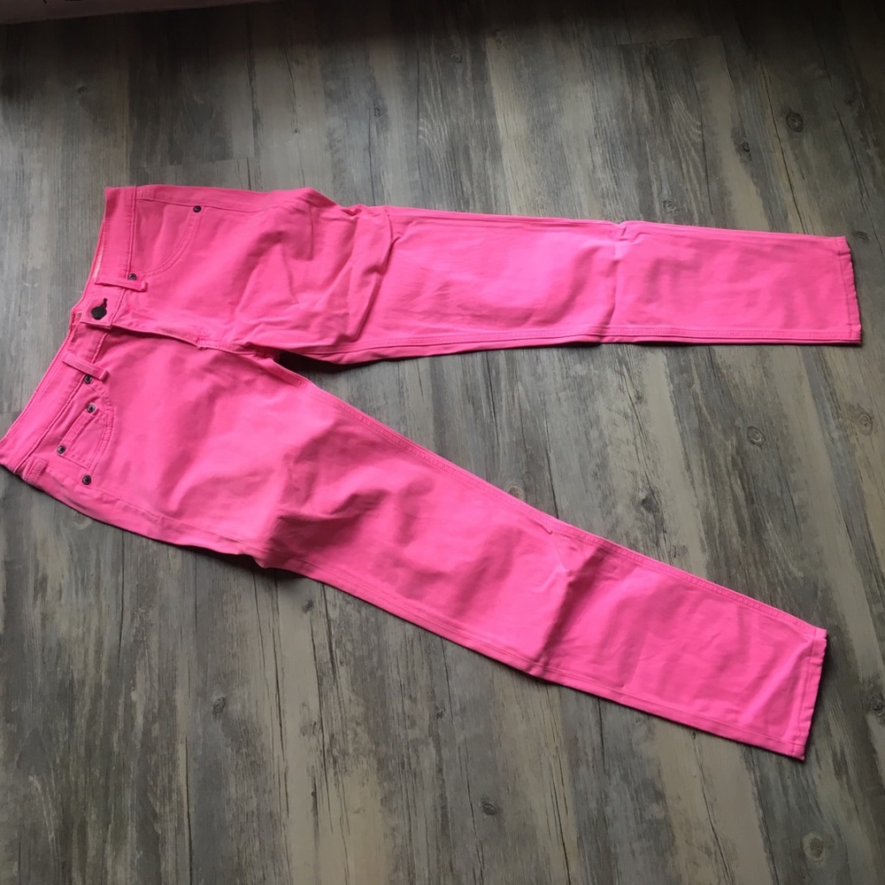 Rag & Bone Hot Pink Legging Jean