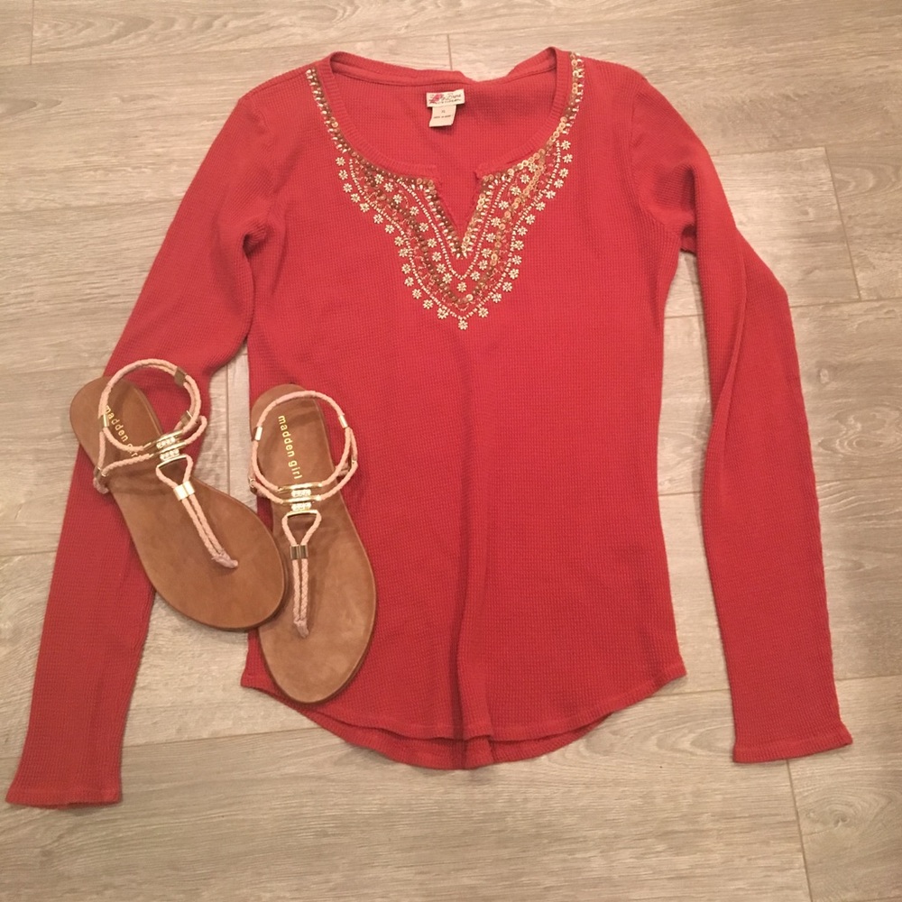 Lucky Brand Waffle Top