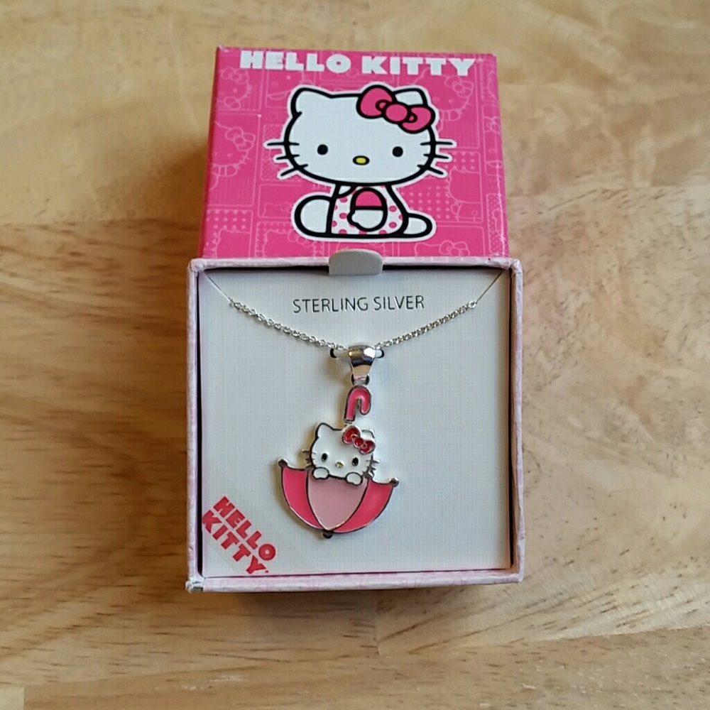 ♡SALE♡Hello Kitty sterling silver necklace