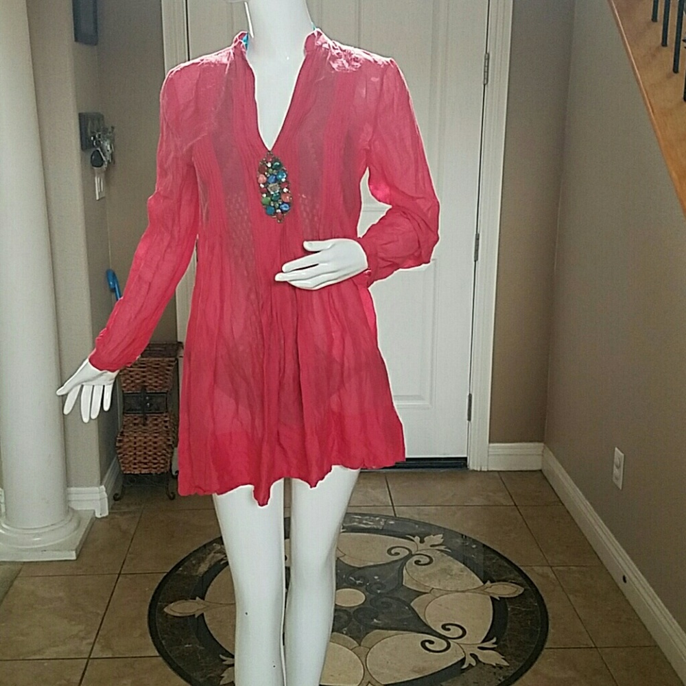 YASB beaded tunic or coverup.