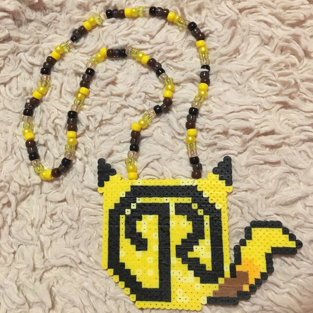 ✨Custom Pikachu Porter Robinson perler necklace✨