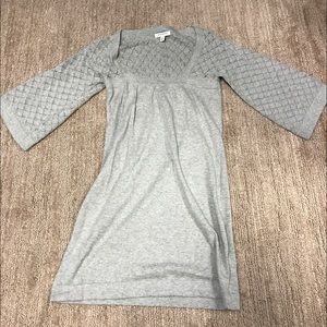 Banana Republic Gray Bell-sleeve Dress