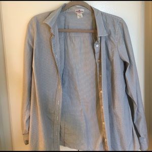 J. Crew Striped blouse size L