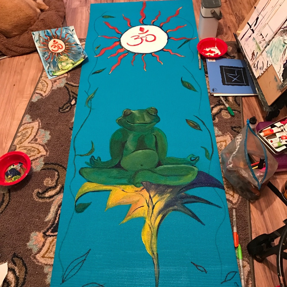 Artist created Yoga mats