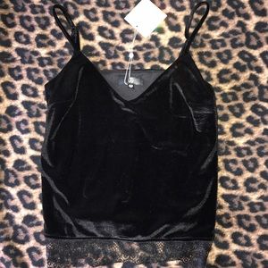 Missguided Velvet Tank