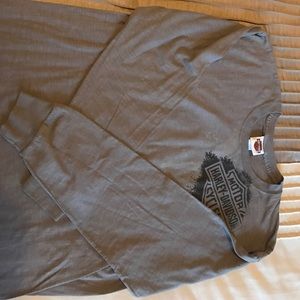 Men's long sleeve Harley Davidson tshirt.