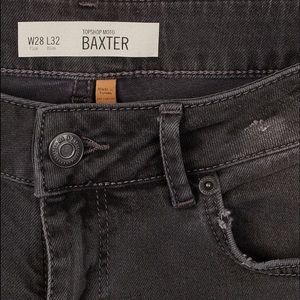 Topshop Moto Baxter Grey Pants