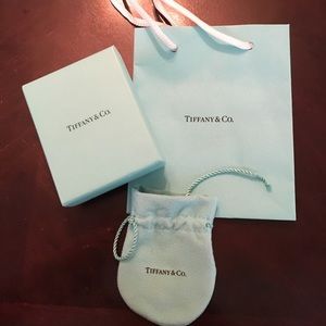 Tiffany & Co Bag, Box, Drawstring bag set