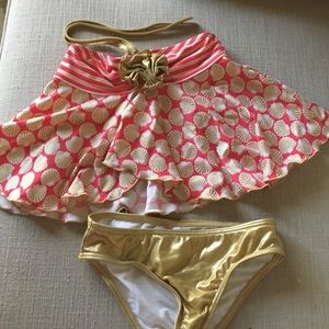 Love you lots little girl bathing suit