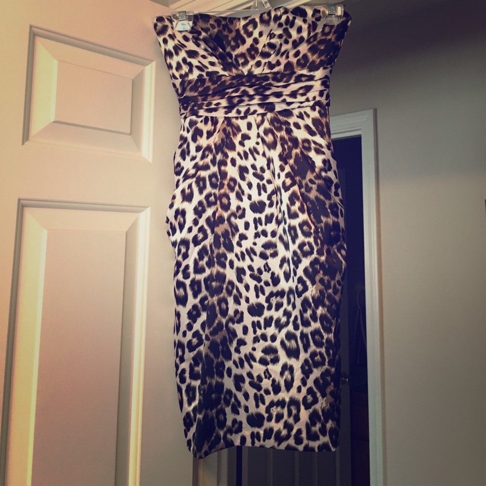 Cheetah Print Formal Dress