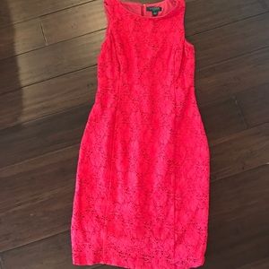 Lauren RALPH Lauren Red Lace Dress