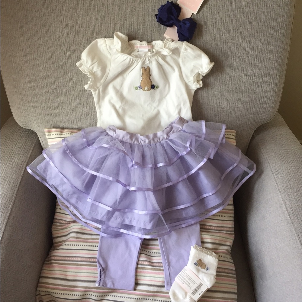 NWT Spring Easter Bunny Rabbit Janie & Jack Lot