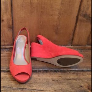 Eileen Fisher slingback wedge