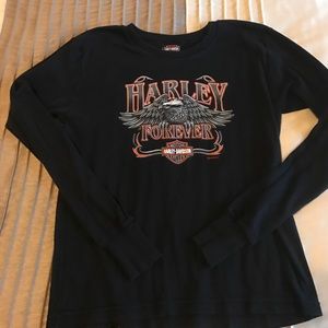 Women's Long sleeve Harley Davidson tshirt
