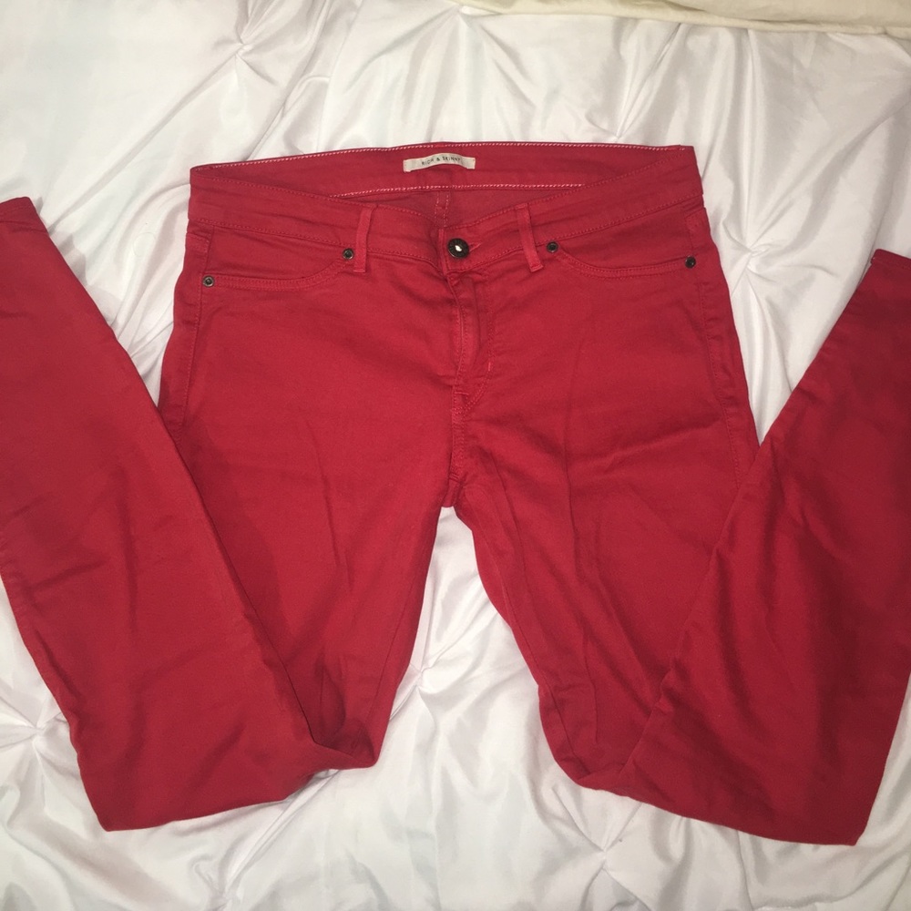 Red Rich & Skinny Jeans