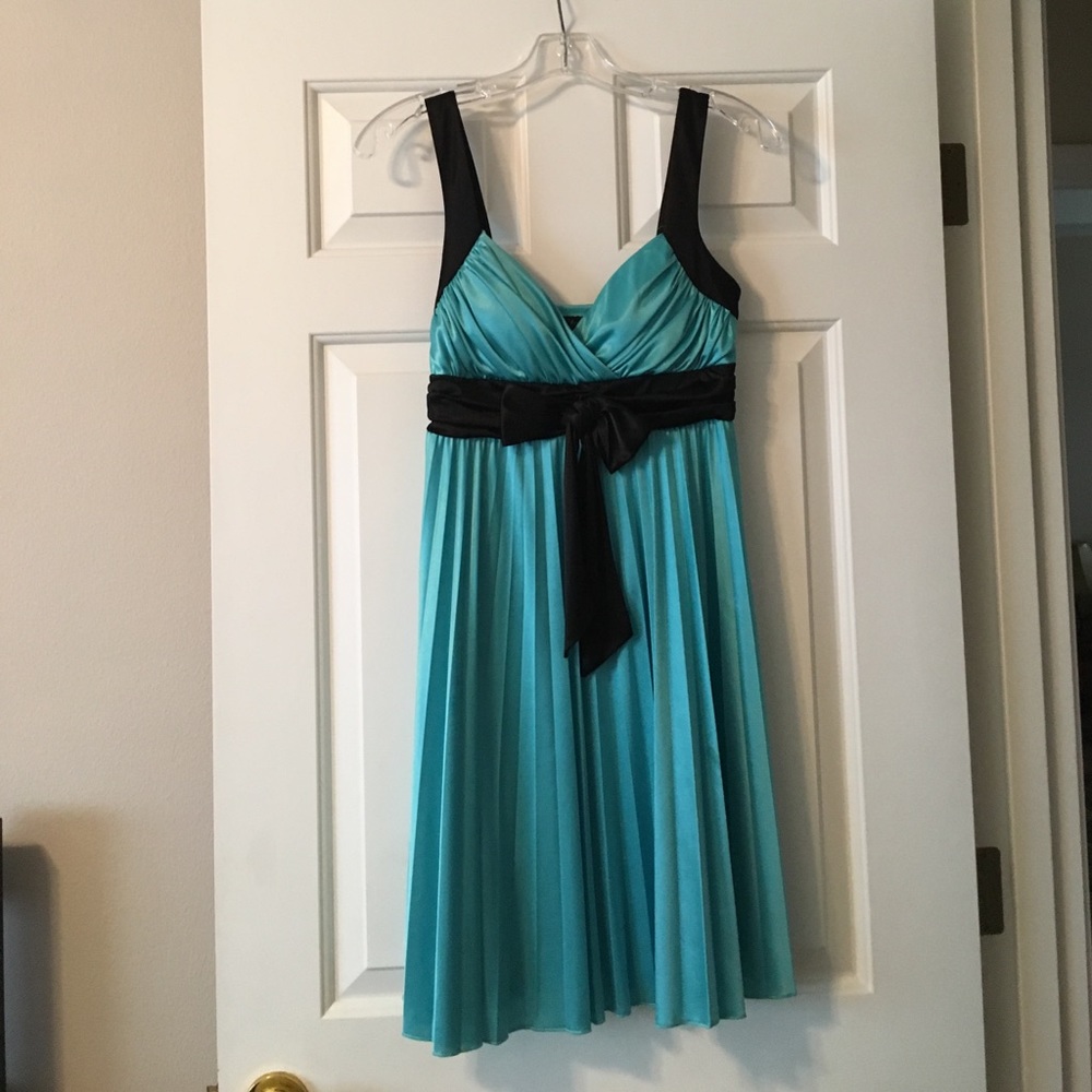 Teal Homecoming Dress