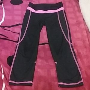 Pink And Black Yoga Pants