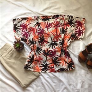 Banana Republic Cold-Shoulder Blouse