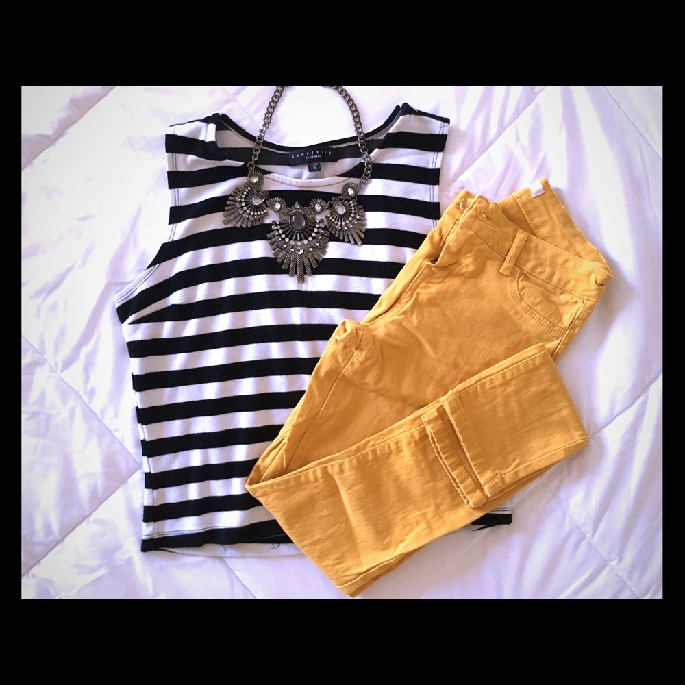 Mustard Yellow Skinny Jeans