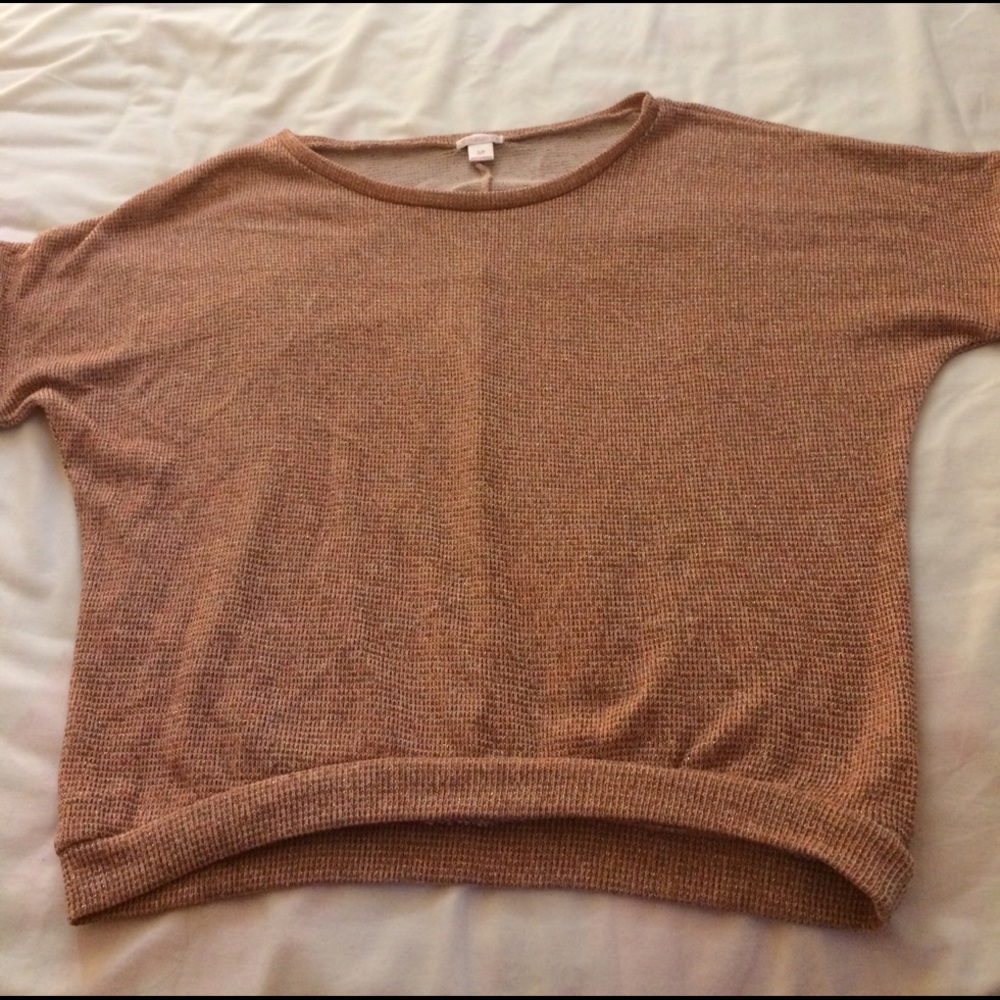 Sparkly pink sweater