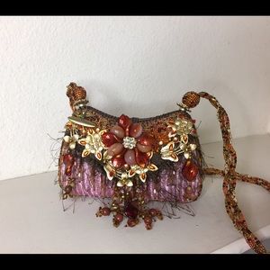 Mary Frances beaded whimsical purse