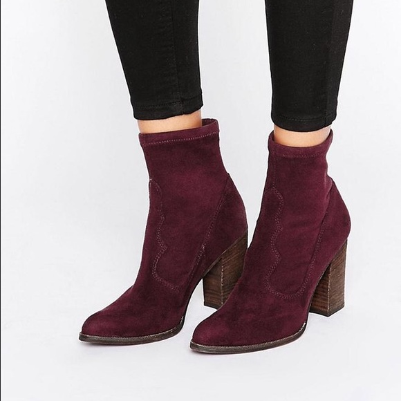 Dolce Vita Shoes - Cammi Oxblood Stella suede booties • dolce vita