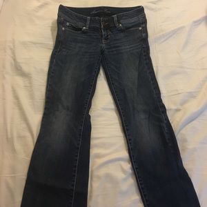 American Eagle Slim Boot Jeans 4 Short 4S Dark