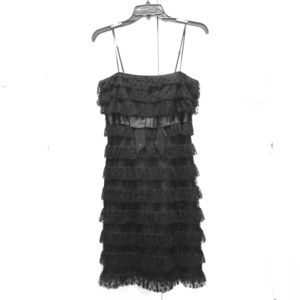 Vintage Betsey Johnson black evening dress