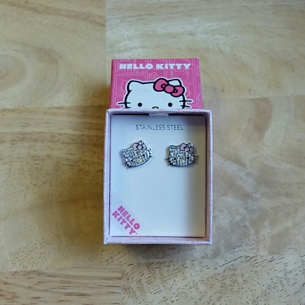 Hello Kitty stainless steel earrings