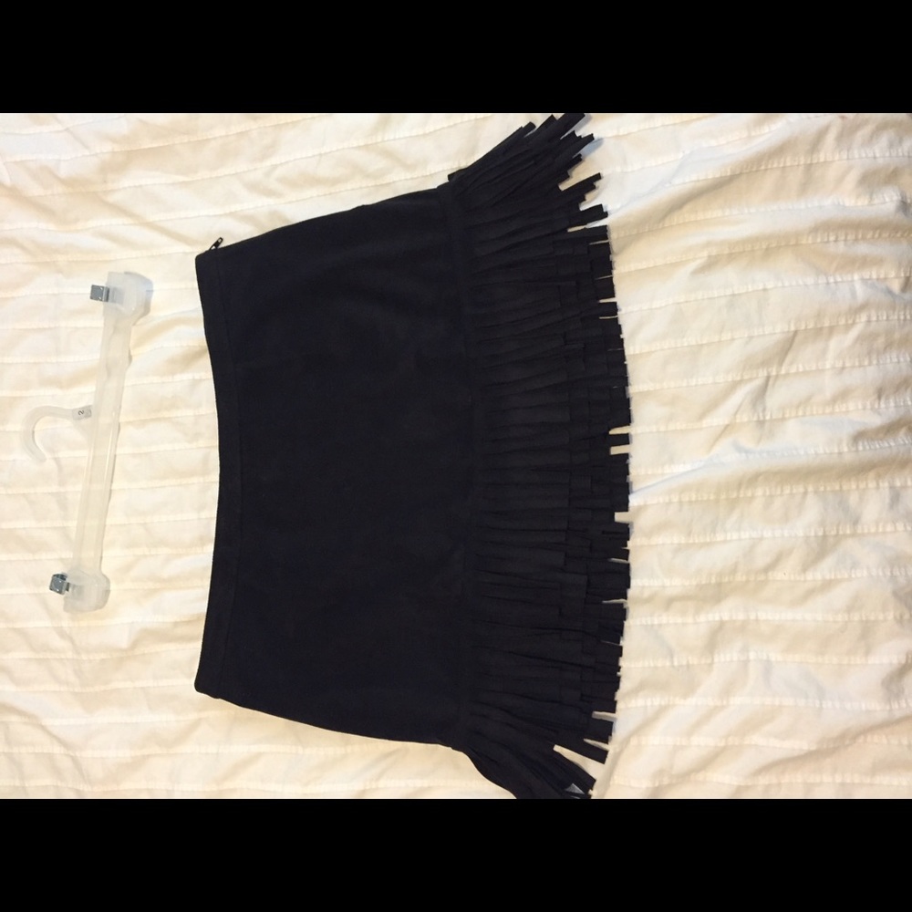 Mini black skirt