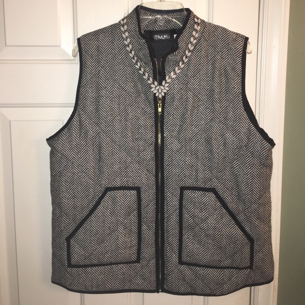Herringbone Winter Vest WOVEN