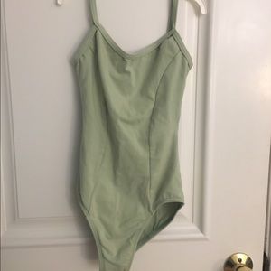 Light Green Tank Top Leotard