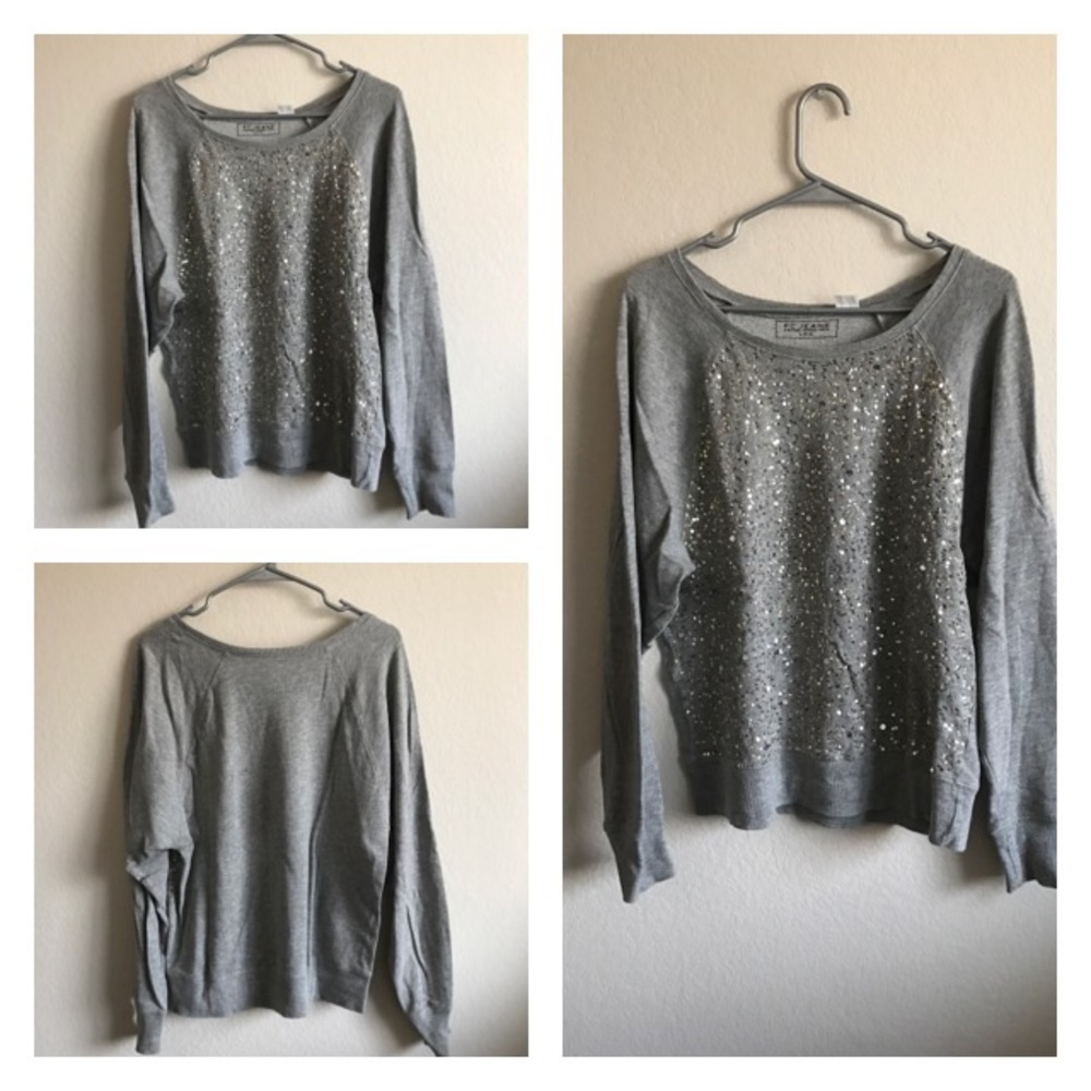 Grey with gold embellishments sweatshirt