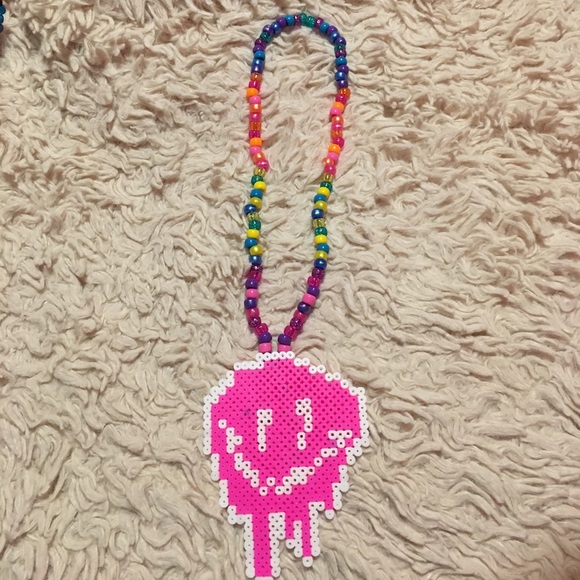 ✨Facemelt trippy perler necklace✨ - Picture 2 of 3