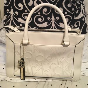 Calvin Klein white purse