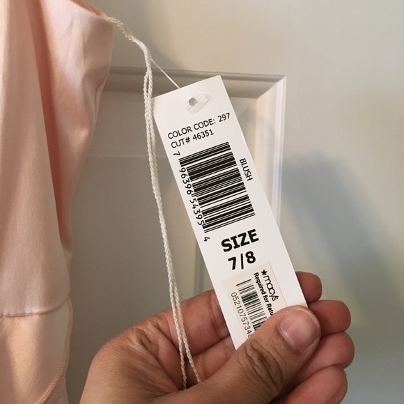 Blush Bridesmaid Dress - Picture 2 of 3