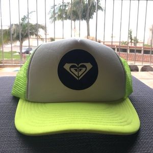Yellow roxy surf hat