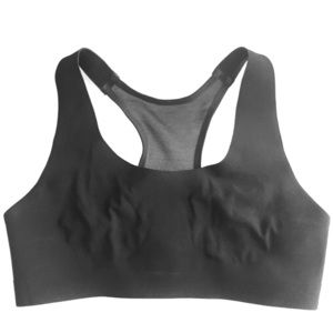 Black Seamless Lulu Sports Bra