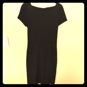 Banana Republic Black Ponte Dress
